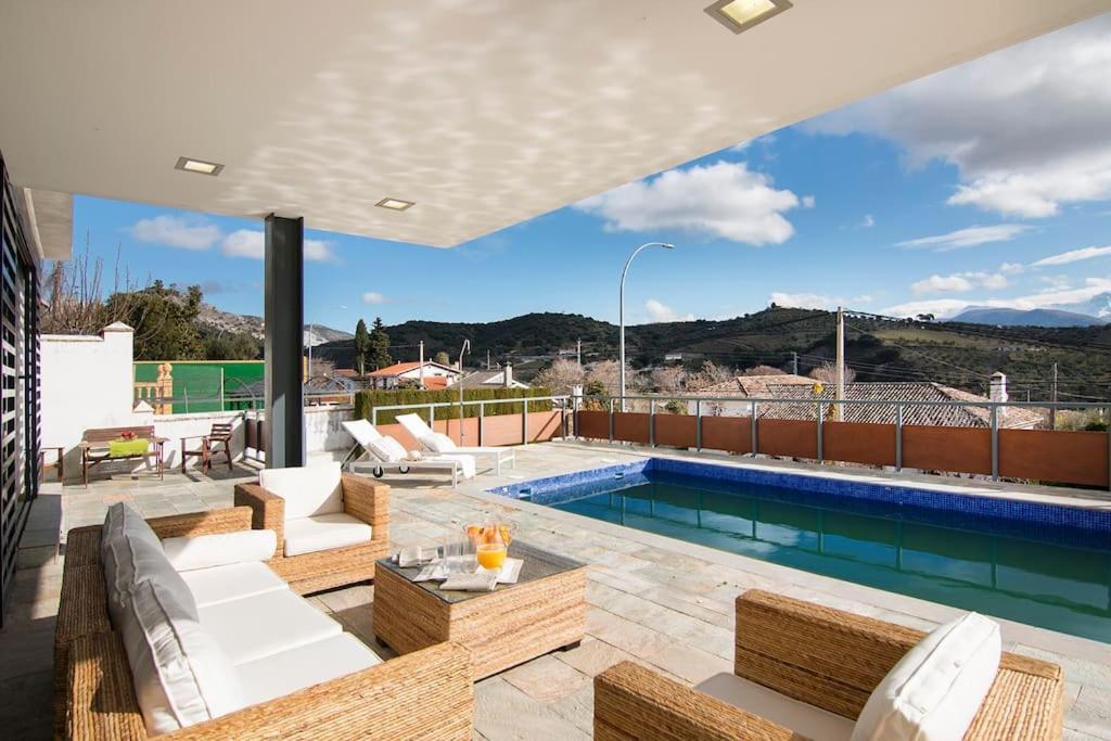 Villa Sierra Huétor Santillán Bagian luar foto